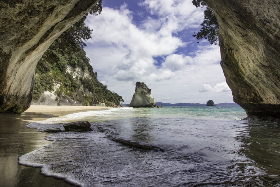 Catedral Cove na Nova Zelândia