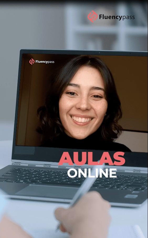 professora particular da Fluencypass em aula de inglês online