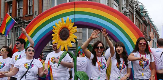Parada do Orgulho LGBT em Dublin