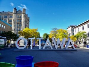 letreiro de otawa em byward market